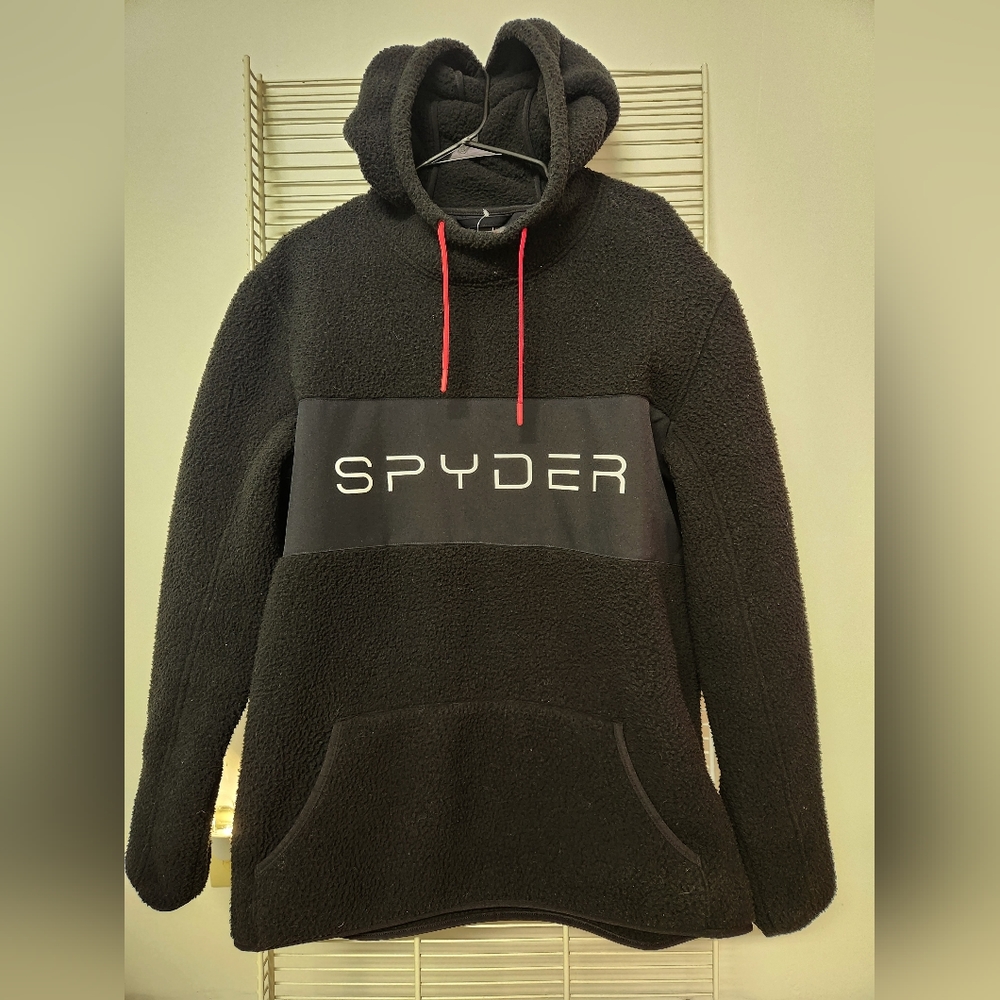 NWT SPYDER FLEECE JACKET SHERPA HOODIE